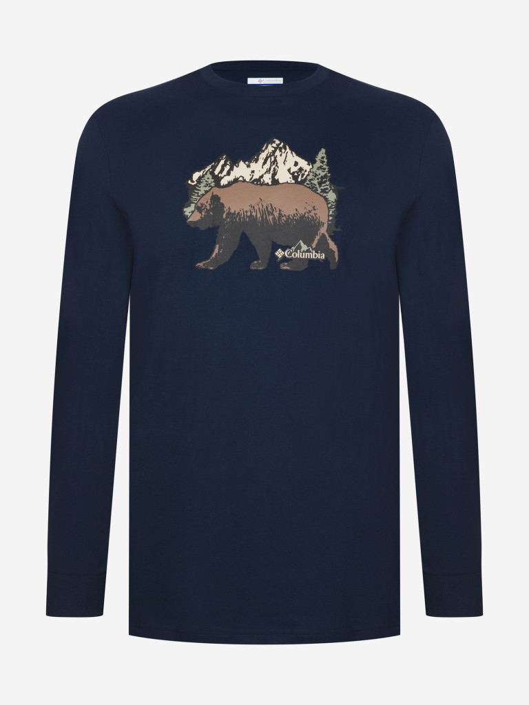 Лонгслив мужской Columbia Blue Reef LS Graphic Tee