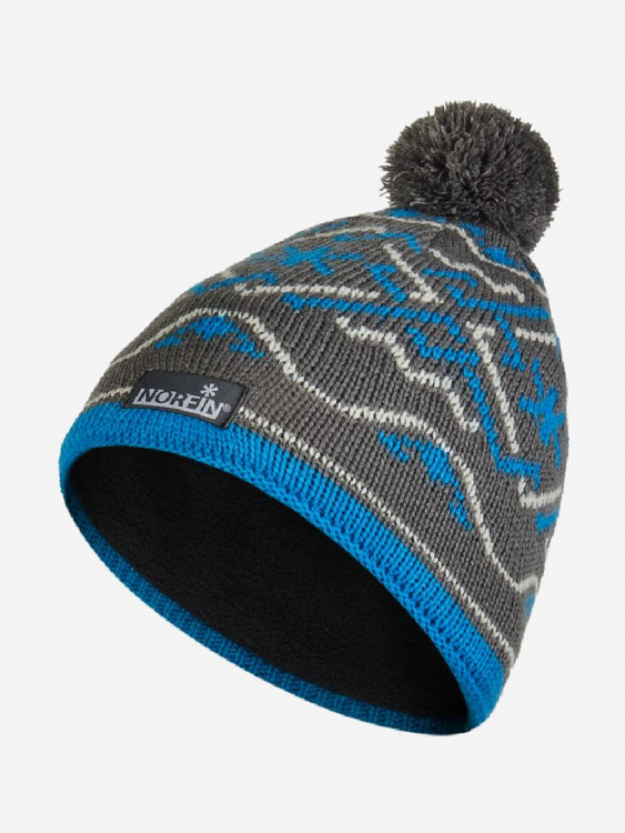 Шапка мужская трикотажная зимняя на флисе Norfin NORWAY MAN