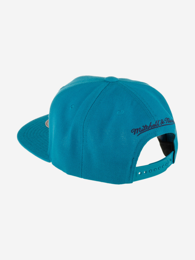 Бейсболка с прямым козырьком MITCHELL NESS 6HSSJS19078-CHOTEAL Charlotte Hornets NBA (голубой)