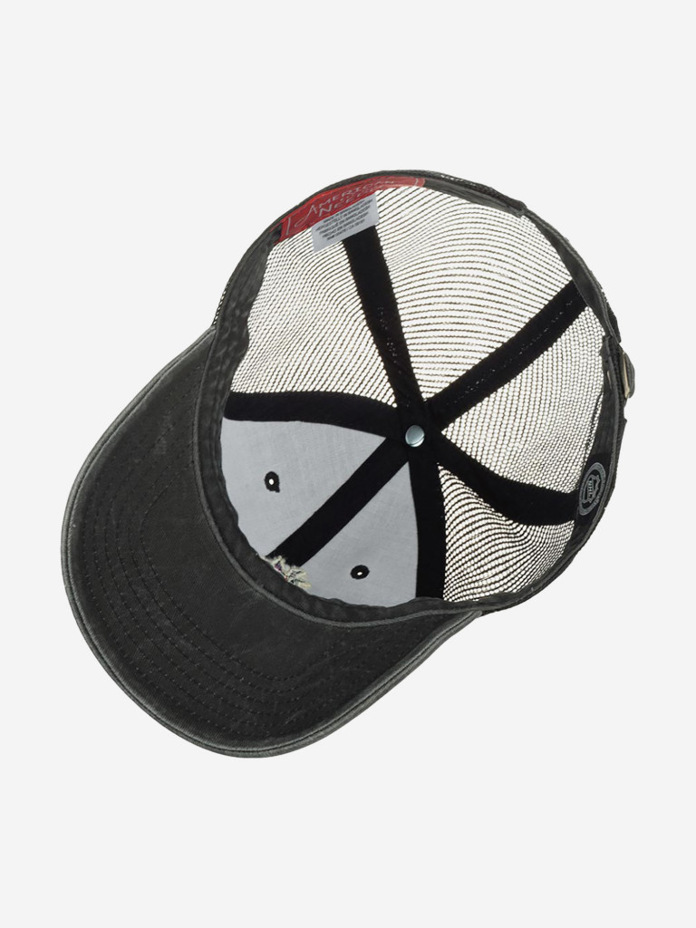 Бейсболка с сеточкой AMERICAN NEEDLE 41152A-PCO Phoenix Coyotes Raglan Bones (черный)