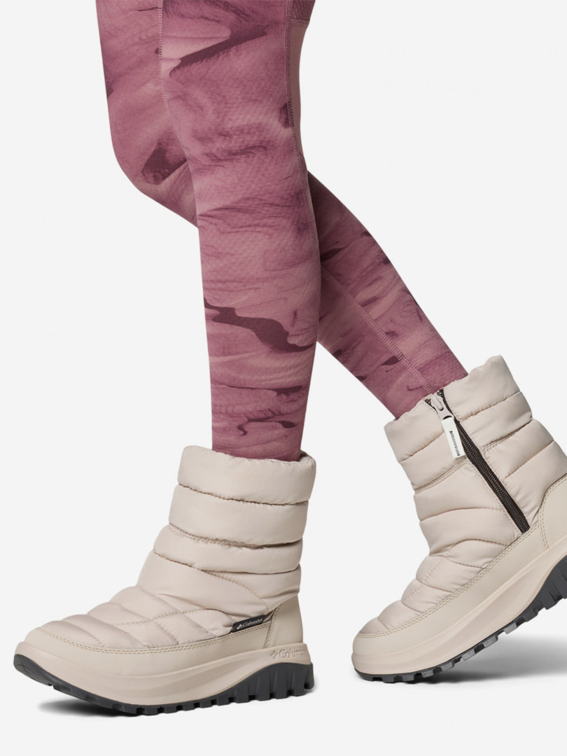 фото Сапоги утепленные женские columbia snowtrot mid, бежевый