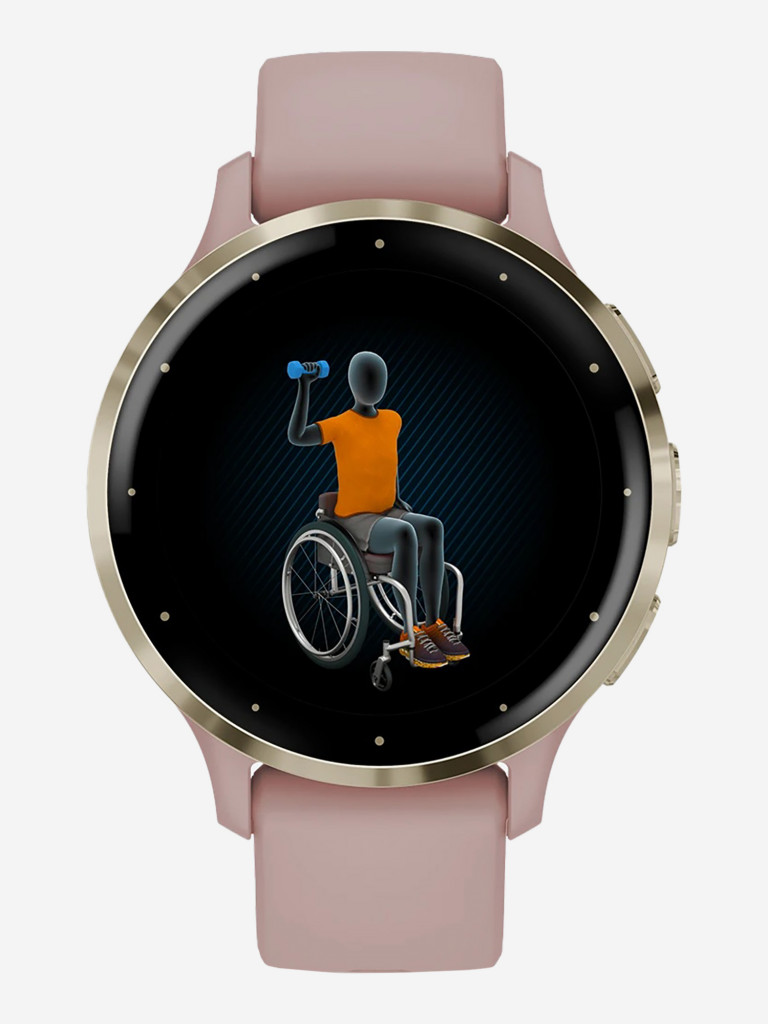 Спортивные часы Garmin Venu 3S Dust Rose Soft Gold