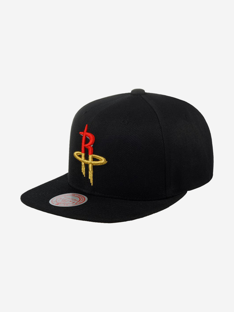 Бейсболка с прямым козырьком MITCHELL NESS 6HSSMM19489-HROBLCK Houston Rockets NBA (черный)