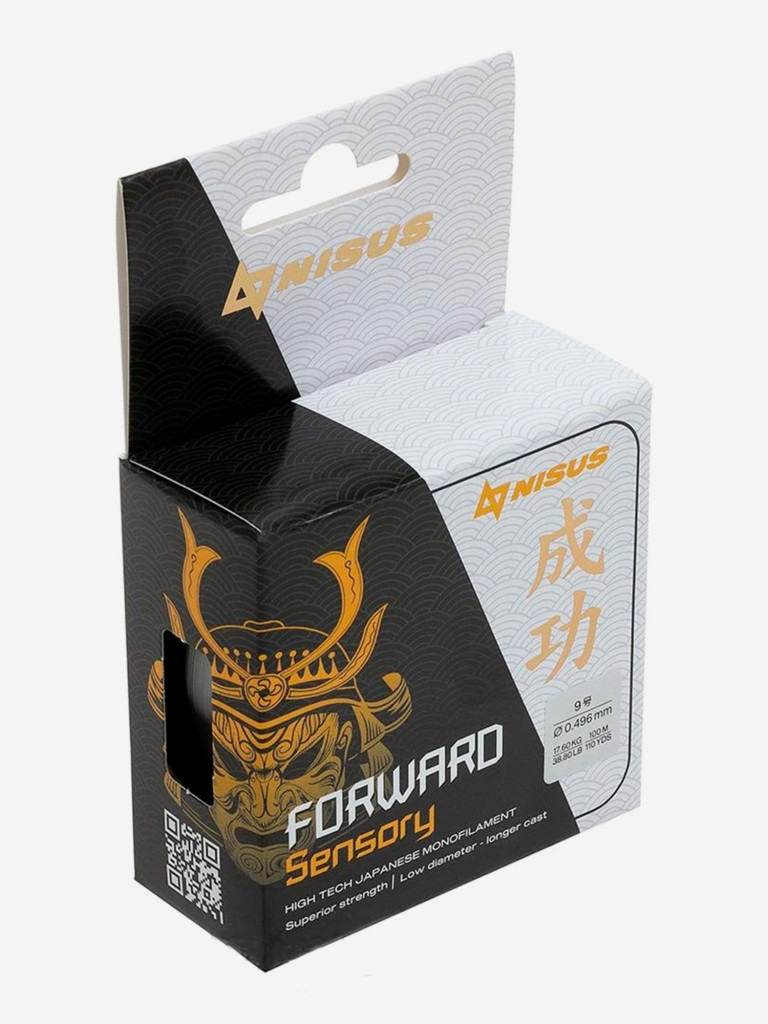 Леска для рыбалки Nisus FORWARD Sensory Nylon 0,496мм, 100м, 17,6кг, прозрачный
