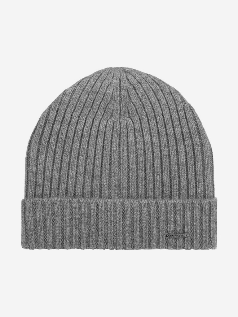 Шапка с отворотом STETSON 8599211 BEANIE CASHMERE (серый)