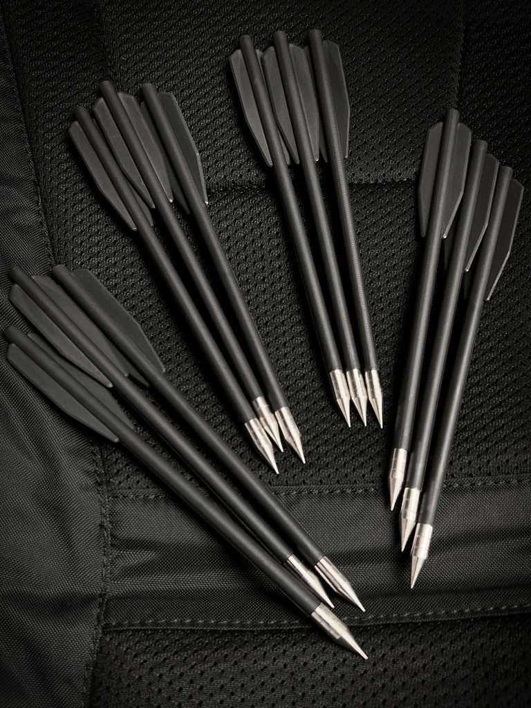 Дротики Centershot для арбалетов-пистолетов пластиковые черные (12 шт.)