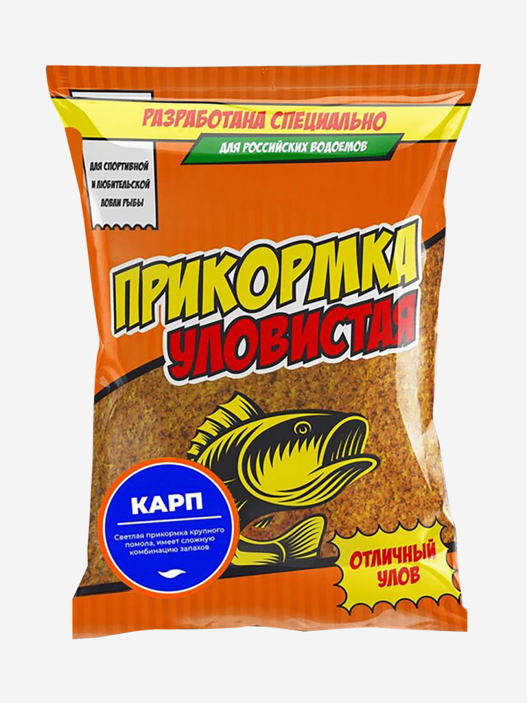 Прикормка ALLVEGA "УЛОВИСТАЯ" 0.8кг КАРП (КУКУРУЗА) 5 пакетов по 0.8 кг