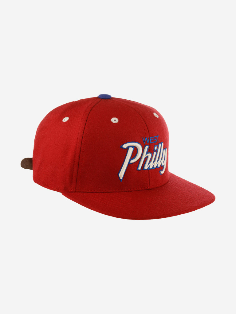 Бейсболка с прямым козырьком HOOD 106-MWL003-PA004-CM Fresh West Philly (красный)
