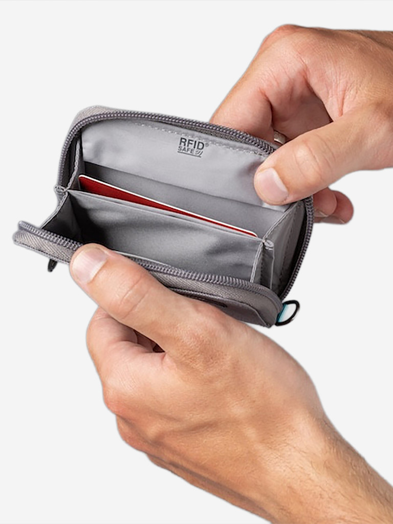 Кошелек антивор Pacsafe RFIDsafe Card Wallet, Stone