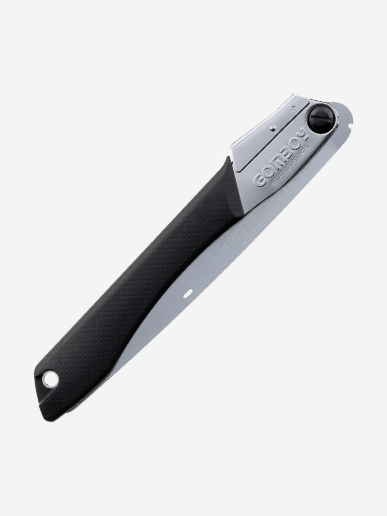 Пила складная, туристическая Silky Gomboy 270mm, 1.3 мм толщина, 6 зубьев на 30 мм, вес 330 г