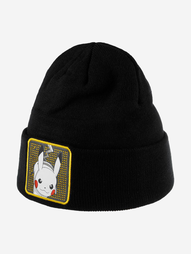 Шапка с отворотом CAPSLAB CL/PKM/1/BON/TEL1 Pokemon Pikachu (черный)