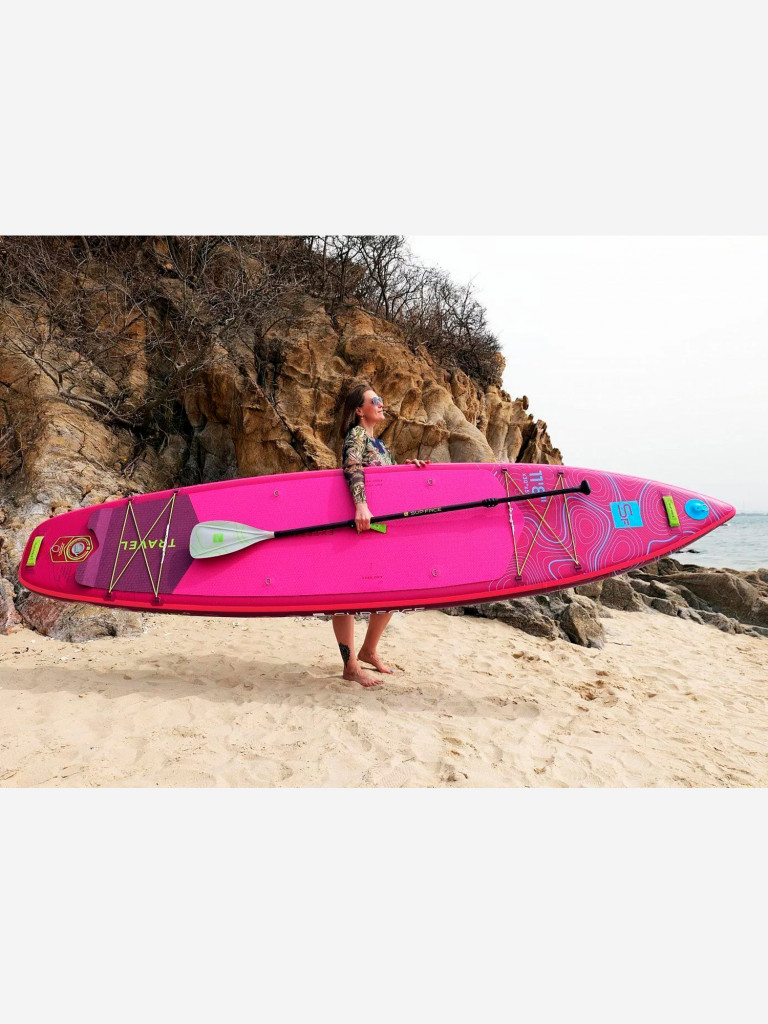 Сапборд SUP face Travel 11.8x30x5 2025, 356x76x12 см, 10 кг