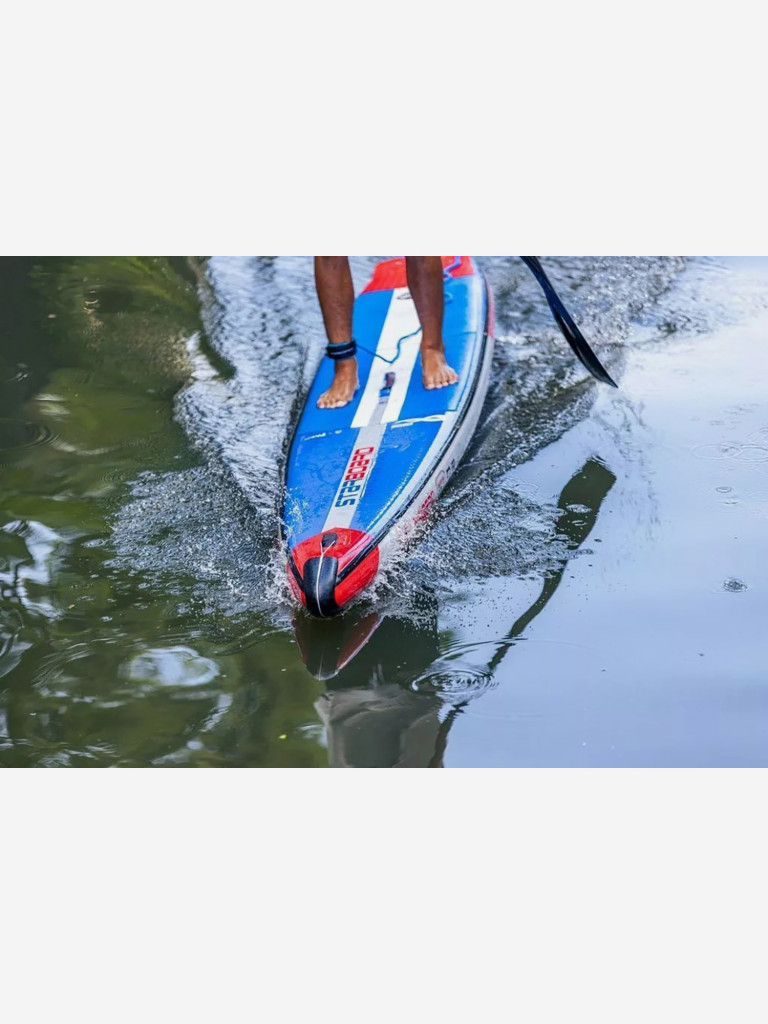 Сапборд надувной двухслойный Starboard 12.6x21x4.75 SUP Kid Racer Deluxe SC S22/23, 381x53x12 см