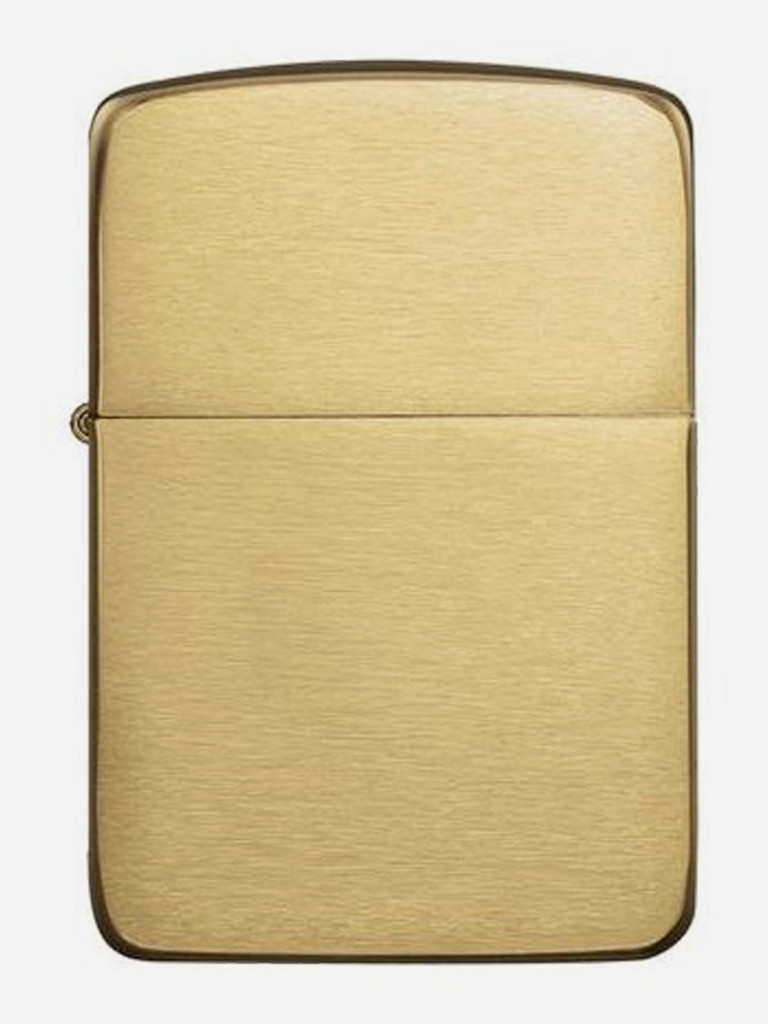 Зажигалка Zippo 1941B Replica Brushed Brass, золотистая матовая
