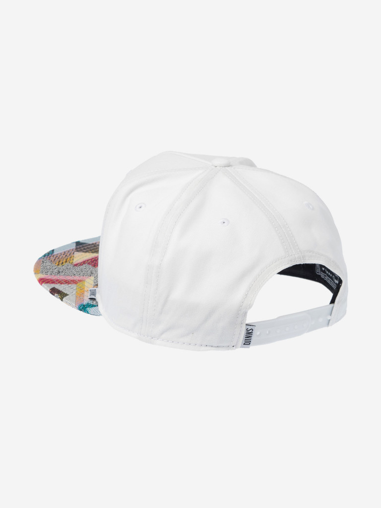 Бейсболка с прямым козырьком DJINNS 5P SB Rubber Aztek (белый)