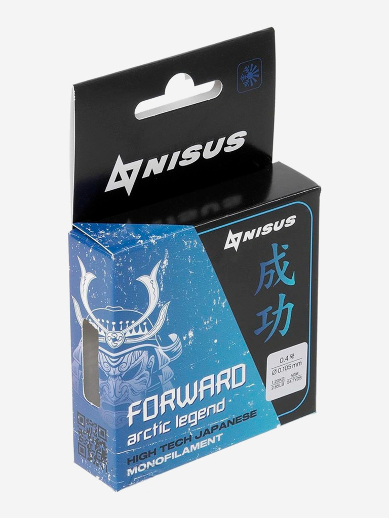 Леска для рыбалки Nisus FORWARD ARCTIC LEGEND Nylon 0,105мм, 50м, 1,2кг, прозрачный