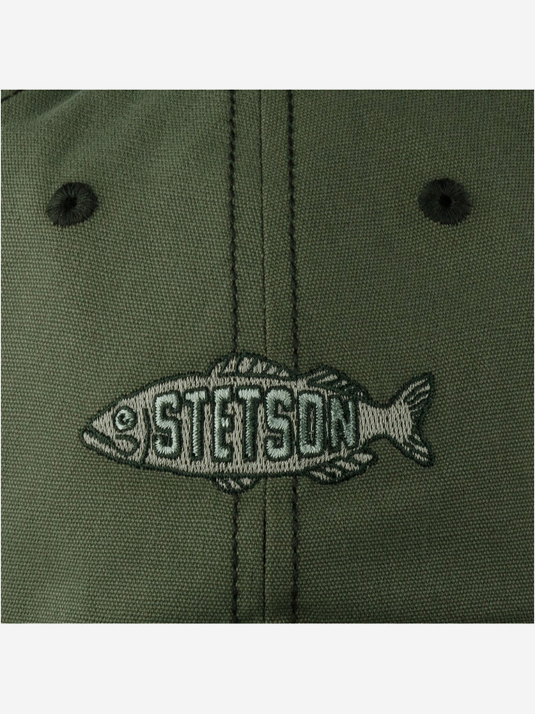 Бейсболка STETSON 7711143 BASEBALL CAP FISHING (оливковый)
