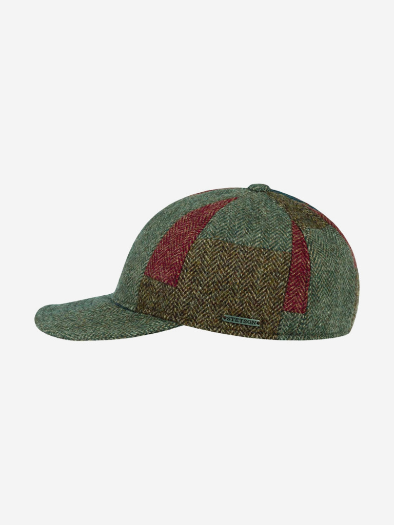 Бейсболка STETSON 7790502 BASEBALL CAP PATCHWORK WOOL (коричневый)