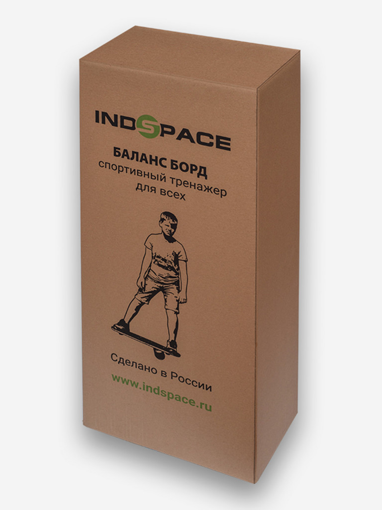 Баланс борд IndSpace ШАКА + 2 ролика