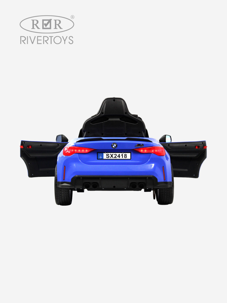 Детский электромобиль RIVERTOYS BMW M4 (A004AA) синий