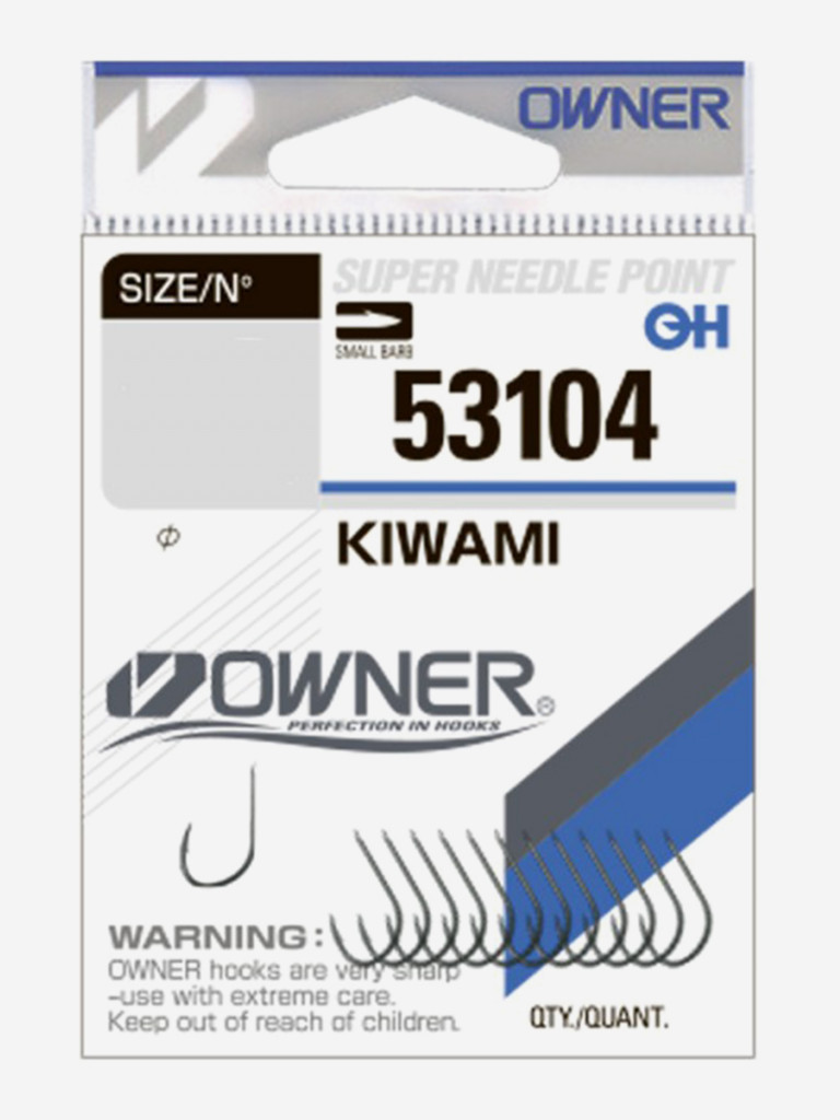 Крючок OWNER Kiwami green №10 12шт