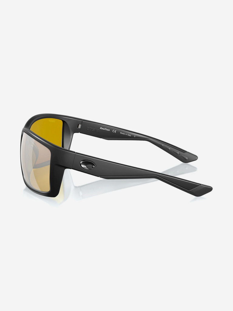 Очки поляризационные Costa Del Mar Reefton 580P, XL, regular fit, blackout/sunrise silver mirror