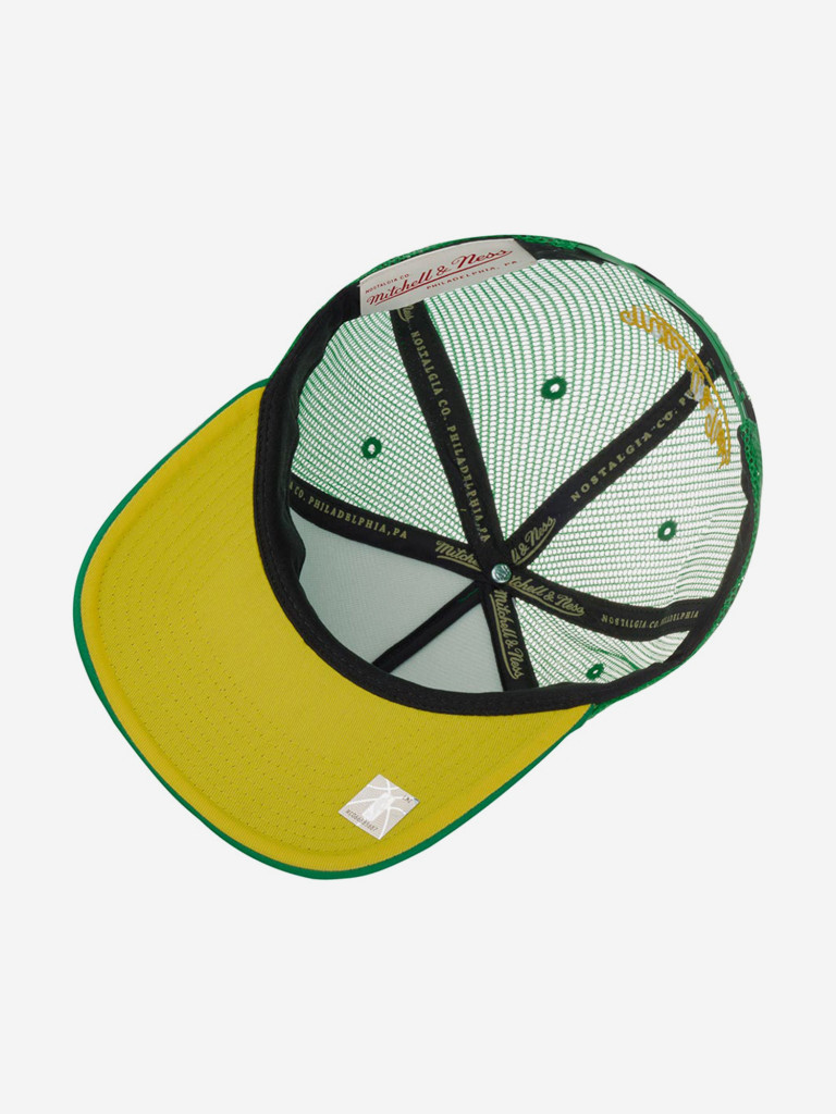 Бейсболка с сеточкой MITCHELL NESS 6HSSSH21352-BCEGREN Boston Celtics NBA