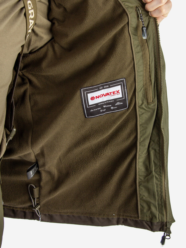 Костюм для рыбалки мужской GRAYLING, Скат, демисезонный, т.хаки