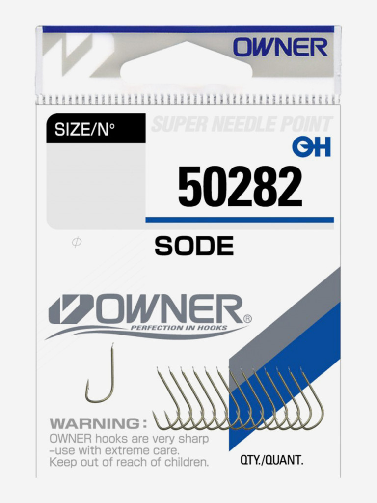 Крючок OWNER Sode brown №20 15шт