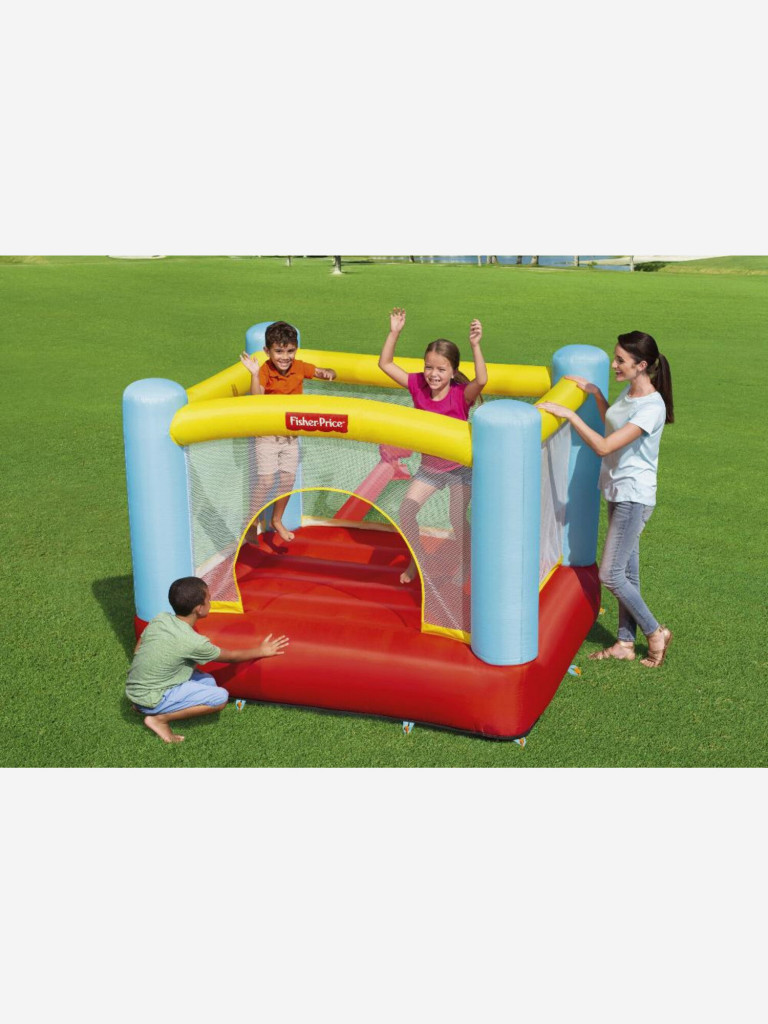Надувной игровой центр-батут Bestway 93549 Fisher Price (200x170x152cм) 3-8 лет