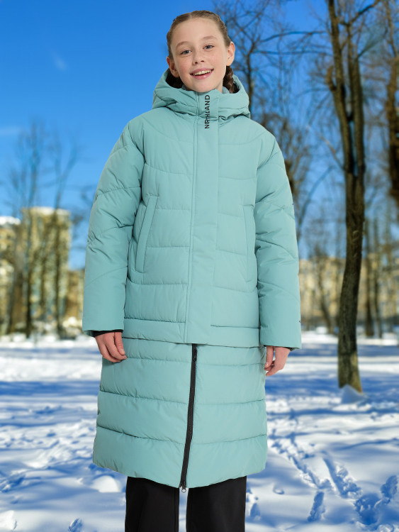 Пальто утепленное для девочек Northland
