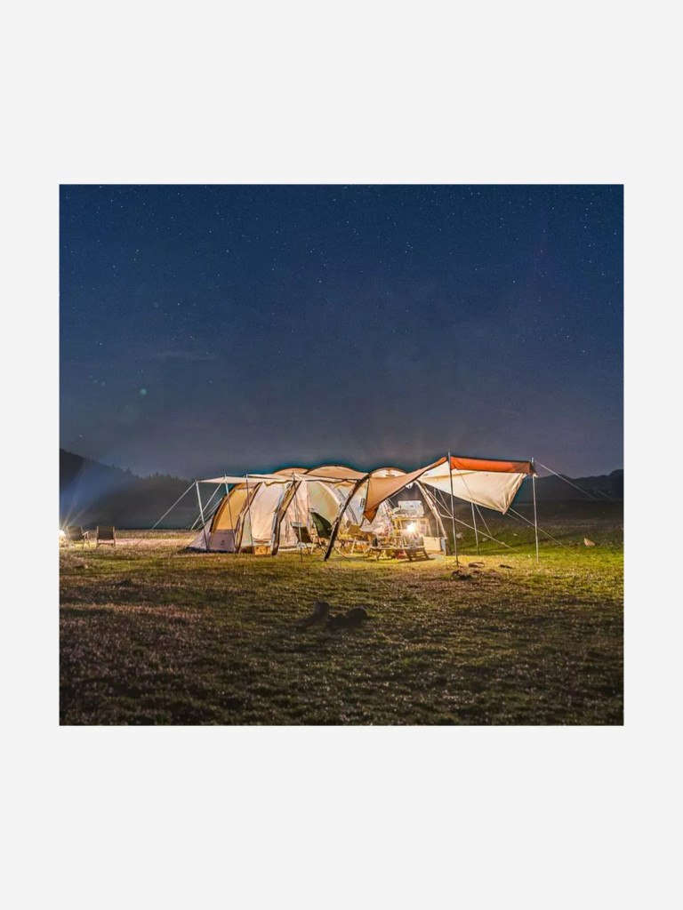 Палатка Naturehike Cloud Vessel Tunnel UPF 50+ 5-6 местная L, песочный