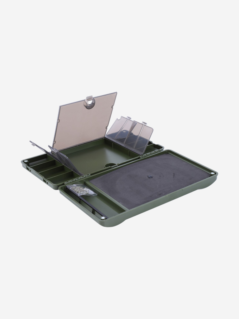Коробка карповая монтажная с поводочницей на магнитах LOGIC CARP MAGNET COMBO RIG BOX LC-MCRB