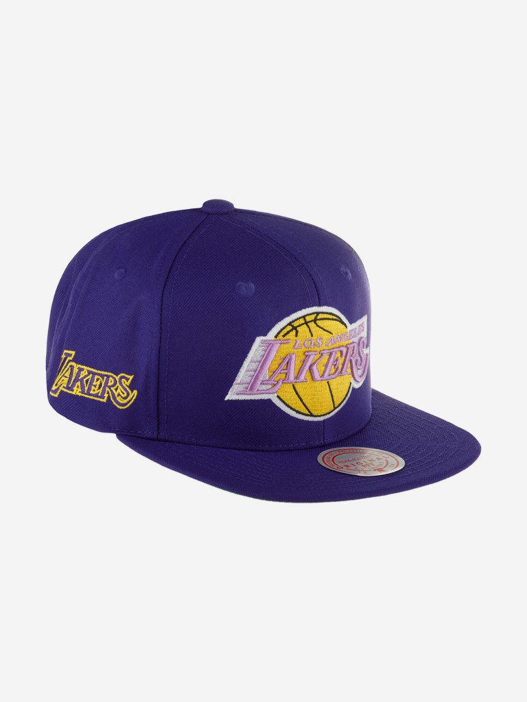 Бейсболка с прямым козырьком MITCHELL NESS 6HSSDX21128-LALPURP Los Angeles Lakers NBA (фиолетовый)