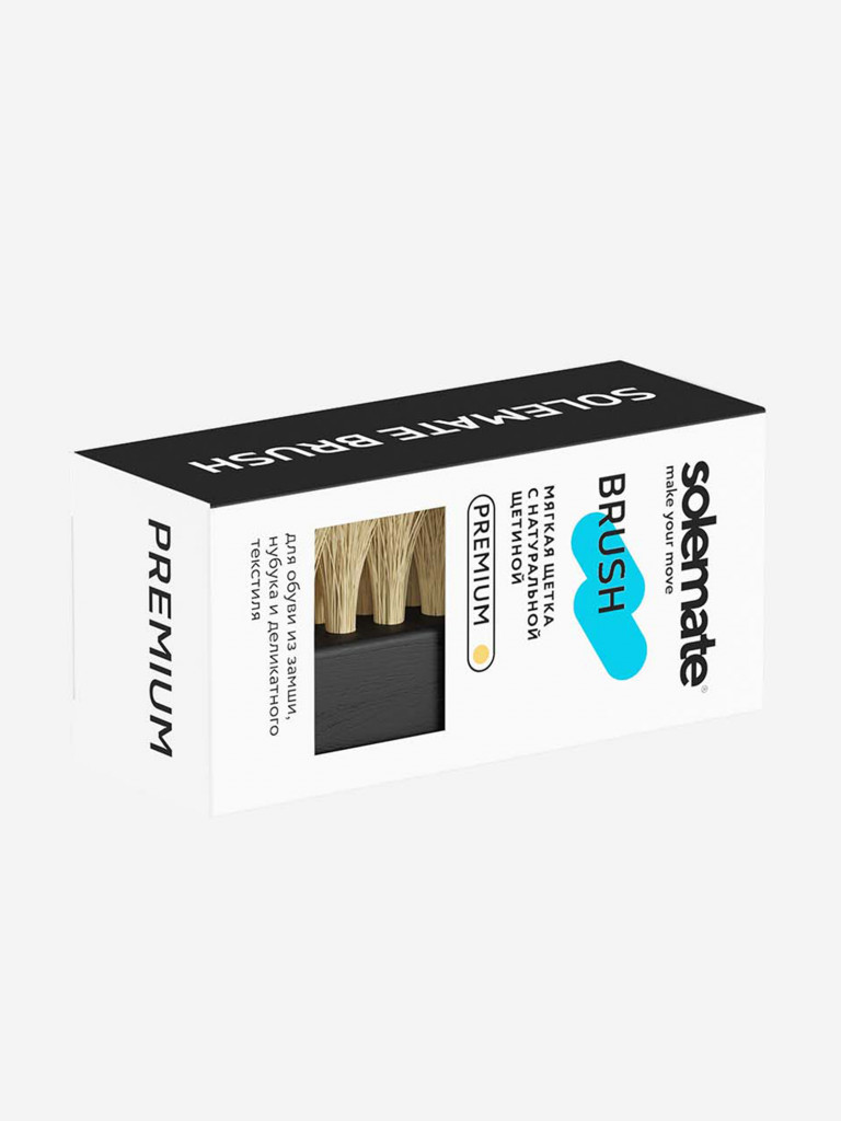 Щетка для кроссовок с натуральным ворсом Solemate