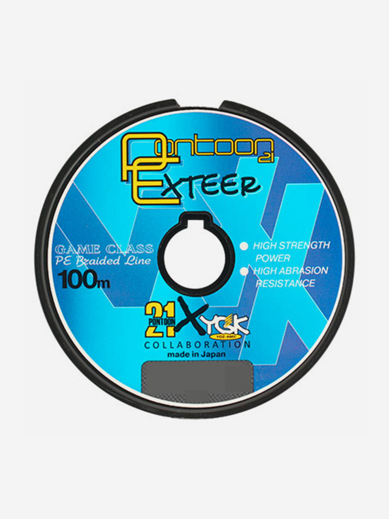 Леска плетеная Pontoon21 Exteer New Generation 4X, 0.12 мм, 100 м, 3.5 кг