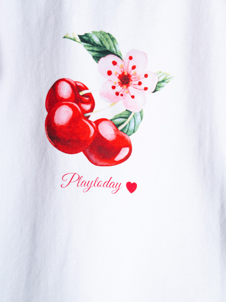 Комплект для девочек: футболка, юбка-шорты PlayToday