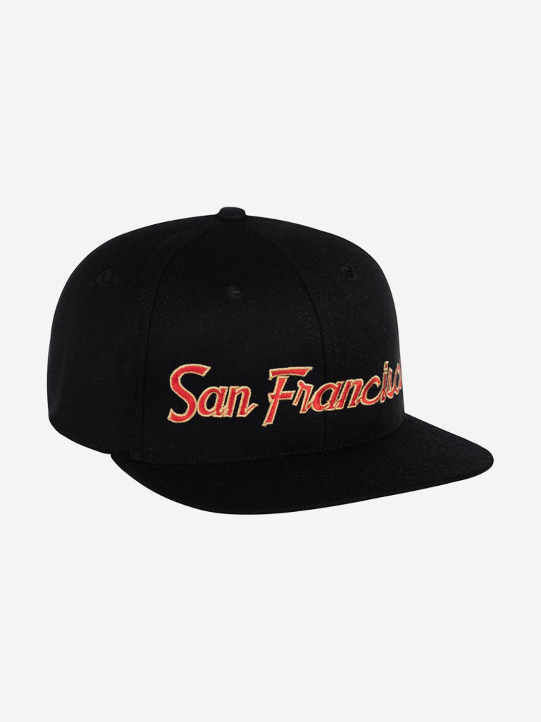 Бейсболка с прямым козырьком HOOD 100-MWL005-CA087-BK San Francisco II (черный)