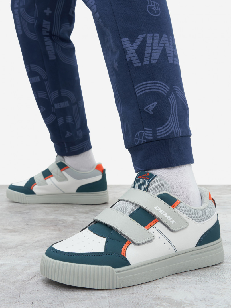 фото Кеды для мальчиков demix board jr, белый