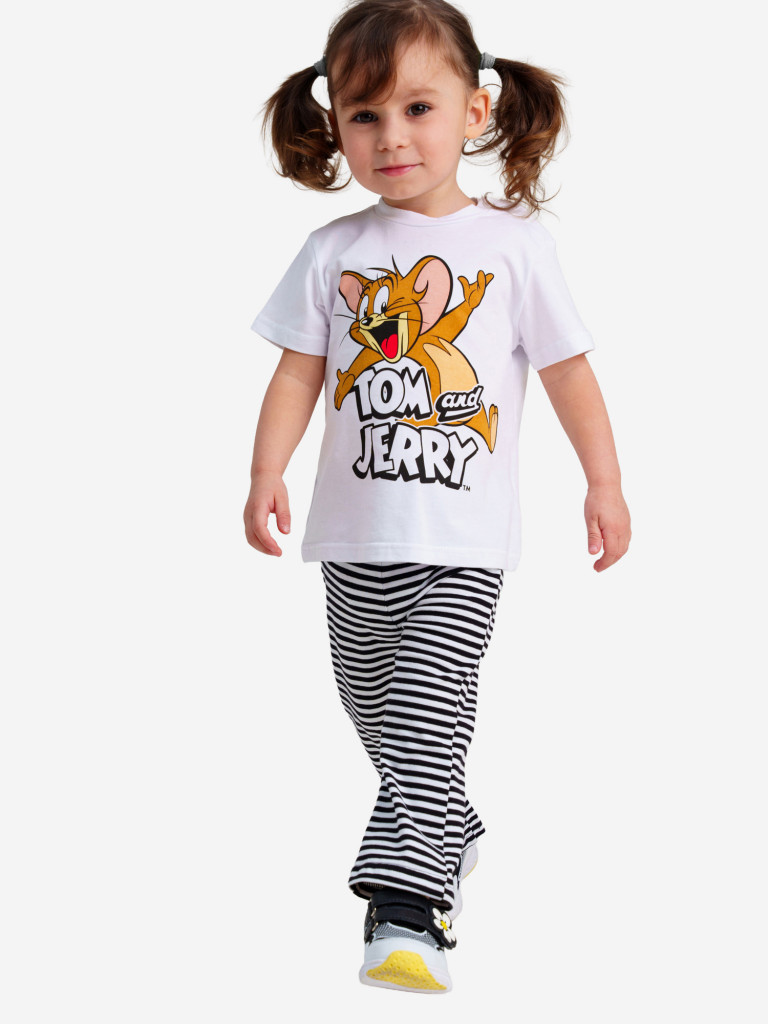 Комплект для девочек: футболка, легинсы PlayToday
