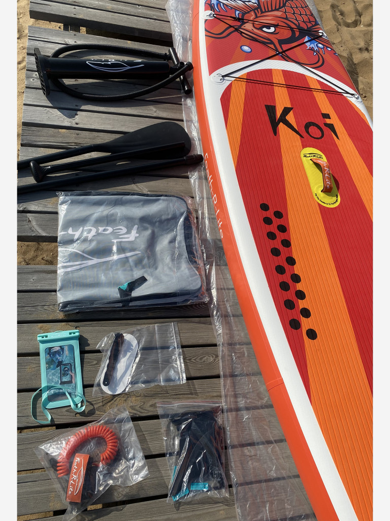 SUP-доска Funwater KOI 01E 350*84*15,полный комплект