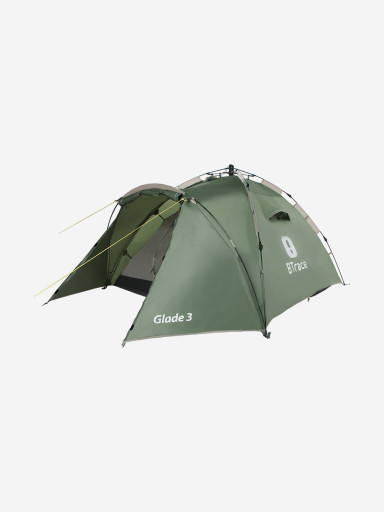 Палатка BTrace Glade 3 быстросборная, Зеленый