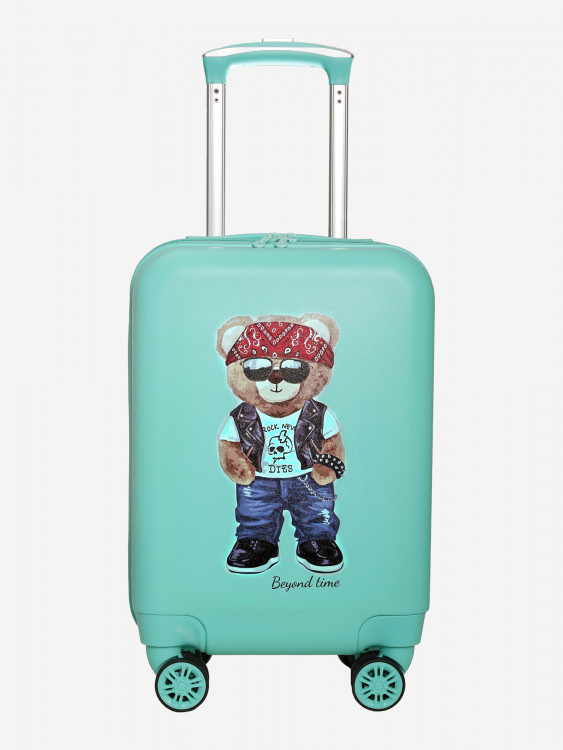 Чемодан детский BEYOND TIME R112 Мишка в Rock зеленый