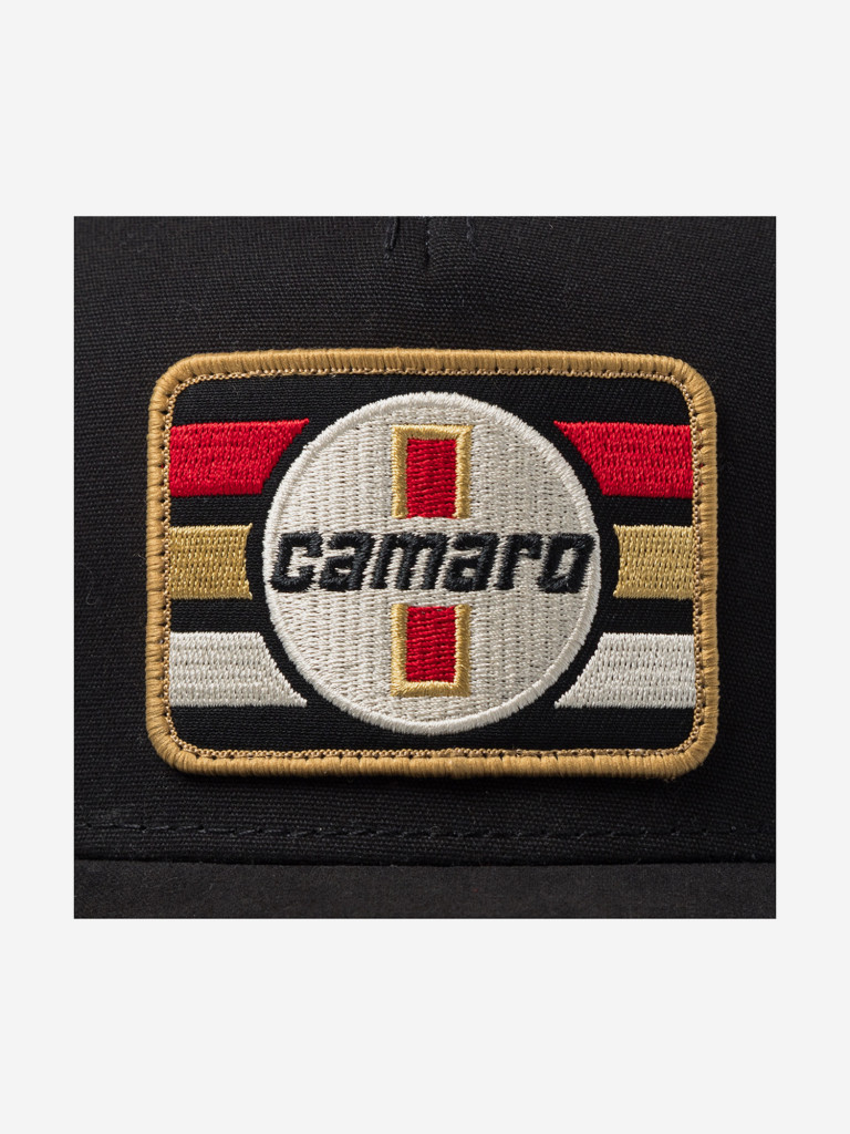 Бейсболка с сеточкой AMERICAN NEEDLE 22005A-CAMARO Camaro Twill Valin Patch (черный)