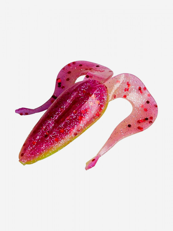Мягкая приманка лягушка Helios Frog, 2,56" / 6,5 см, Fio & Acid lemon, 7 штук (HS-21-027)