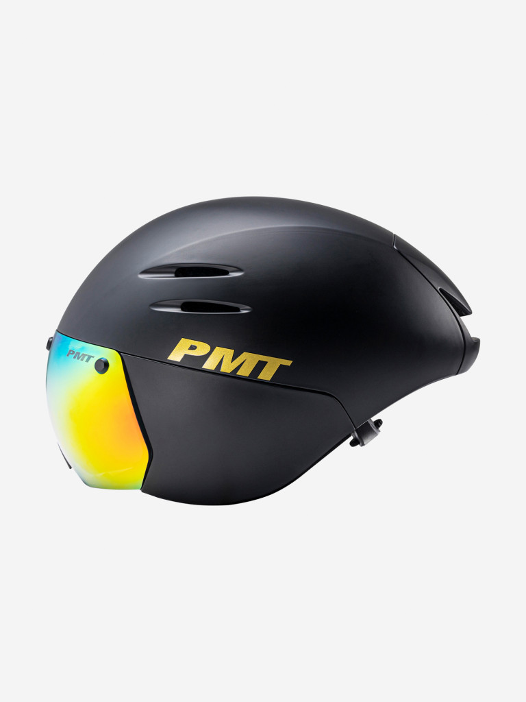 Аэродинамический шлем PMT Prussia-pro TT Helmet, для тайм-триала, фантомный черный, размер L