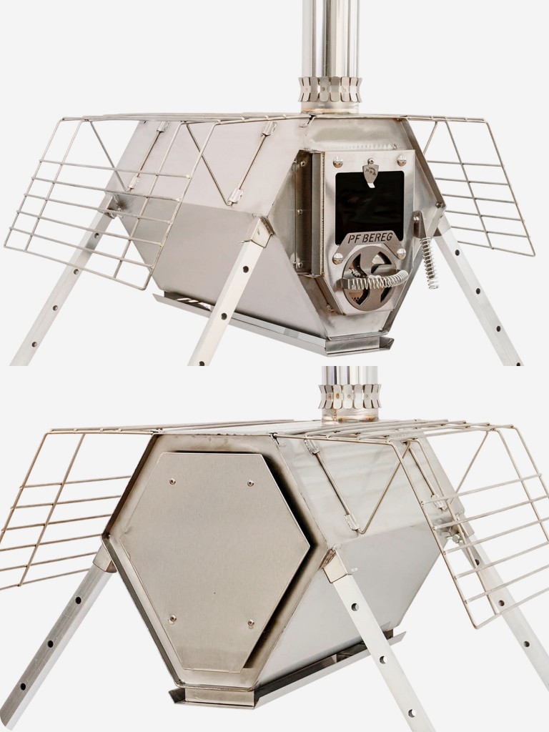 Печь для зимней палатки, Сопутник Берег, походная, туристическая