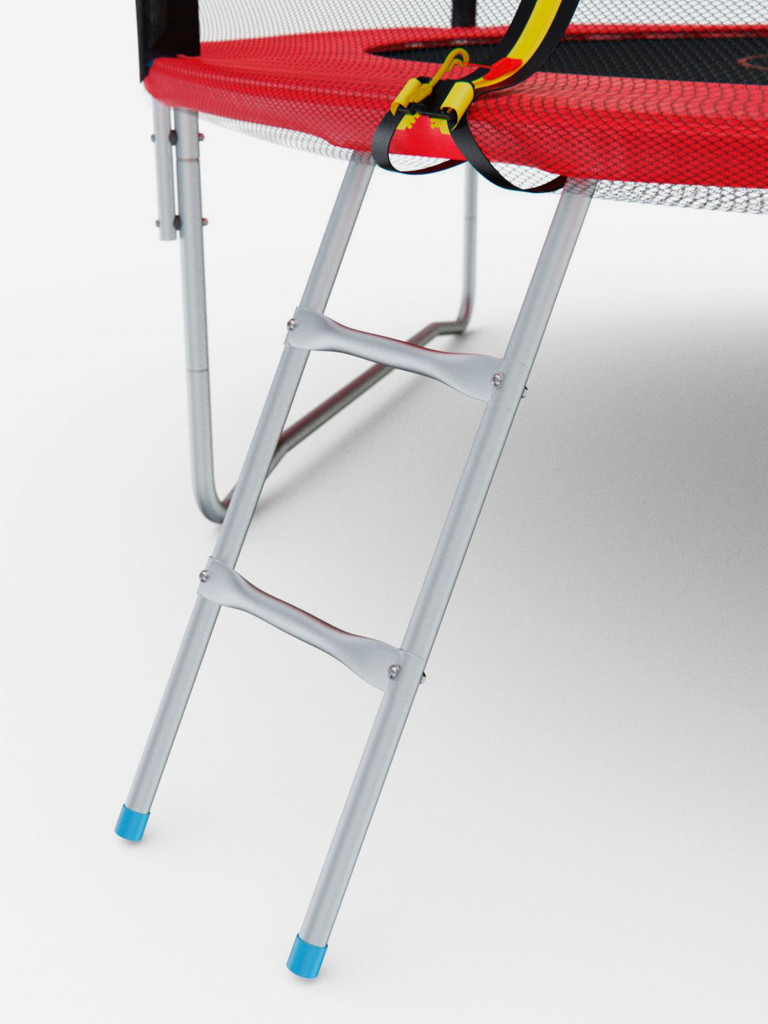 Батут с сеткой DFC PELPO 10ft с лестницей, RED