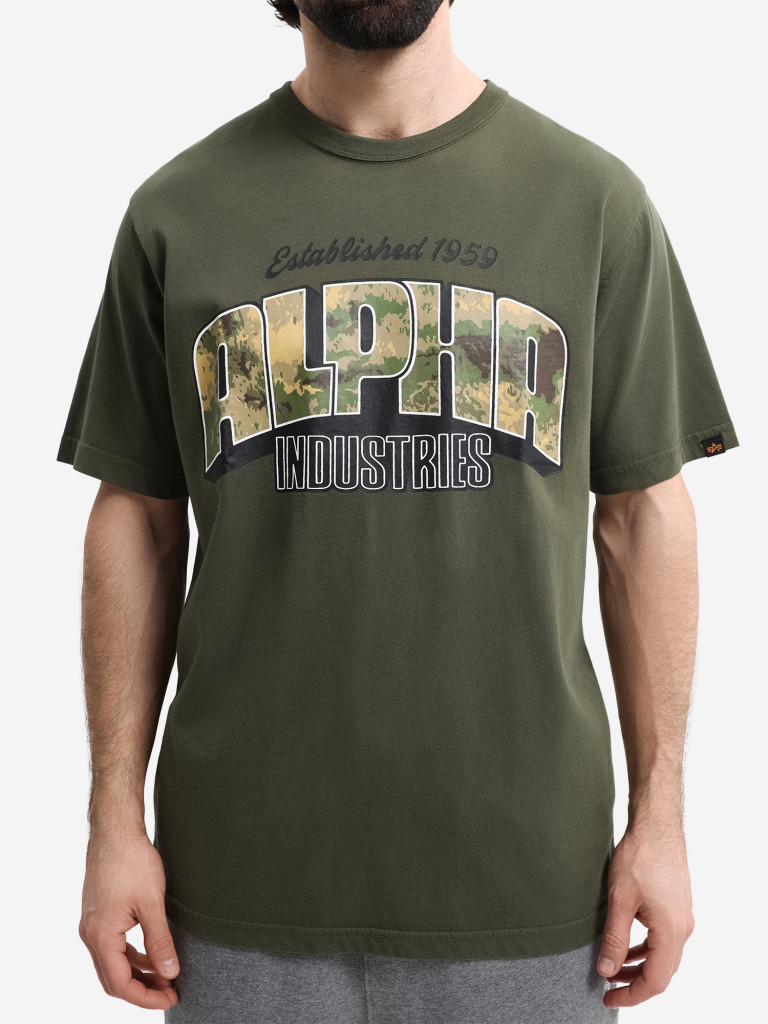 Футболка Camo Logo Alpha Industries