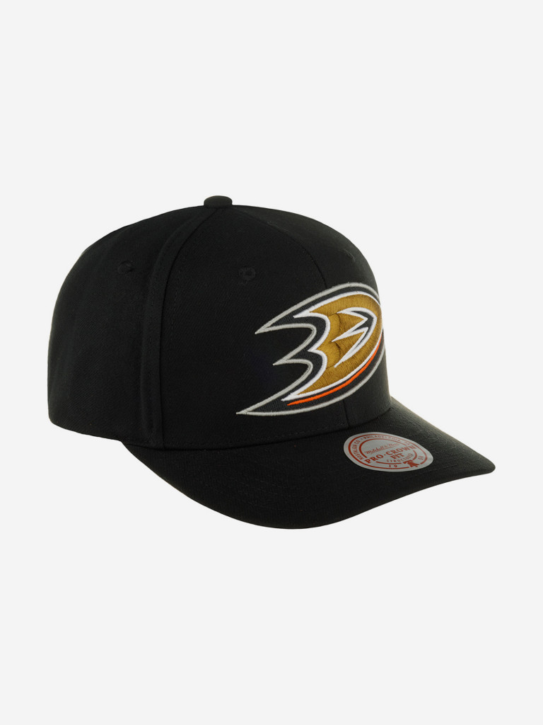 Бейсболка MITCHELL NESS HHSS6644-ADUYYPPPBLCK Anaheim Ducks NHL (черный)